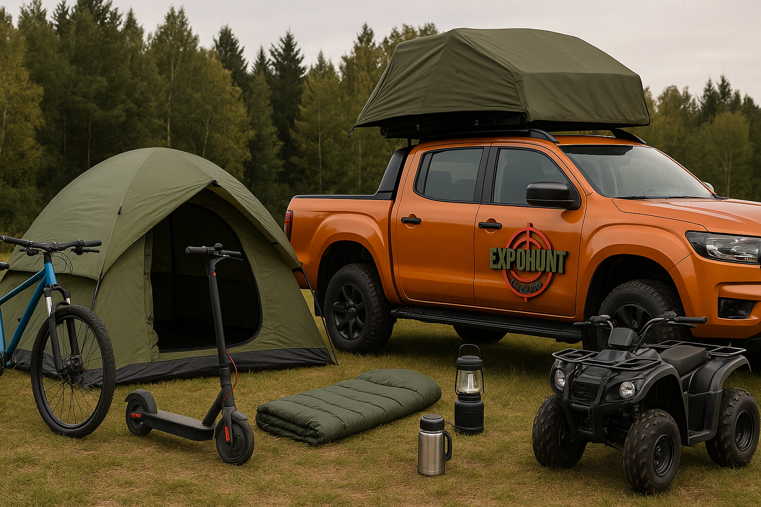 Kamp Alanı ve Araçlar Extreme Sports Bike